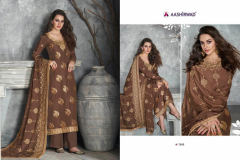 Gulkand By Aashirwad Creation Ajrakh Pure Dolla Silk Design 7190 to 7196 12