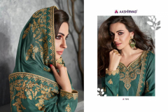 Gulkand By Aashirwad Creation Ajrakh Pure Dolla Silk Design 7190 to 7196 14