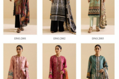 Gulvez Prints Safeena Exclusive Heavy Cotton Cambric Pakistani Suits Collection 2001 to 2006 Series (4)