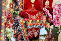 Hala Traders Rangrez Lawn Cotton Pakistani Salwar Suit Collection Design 1001 to 1006 Series (15)