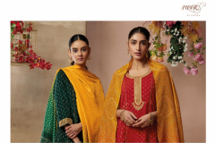Heer By Kimora Bandhej Collection Pure Modal Silk Zari Butti Design 8421 to 8428 10