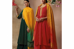 Heer By Kimora Bandhej Collection Pure Modal Silk Zari Butti Design 8421 to 8428 4