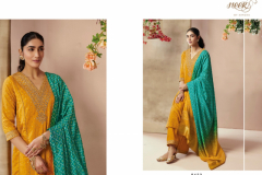 Heer By Kimora Bandhej Collection Pure Modal Silk Zari Butti Design 8421 to 8428 8