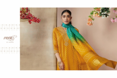 Heer By Kimora Bandhej Collection Pure Modal Silk Zari Butti Design 8421 to 8428 9