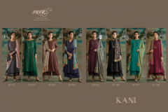 Heer By Kimora Kaani Winter Pasmina Collection Design 8101 to 8108