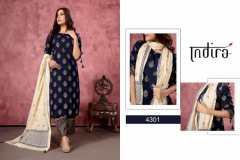 Indira Apparel Afreen Reyon Pure Cotton Kurti With Bottom Design 4301 to 4304 2