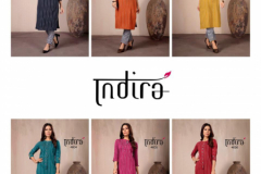 Indira Apparel In Line Cotton Slub Kurti With Bottom Design 4601 to 4606 Series (2)