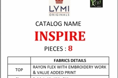 Inspire Lymi Kessi Fabric 3201 to 3208 Series 10