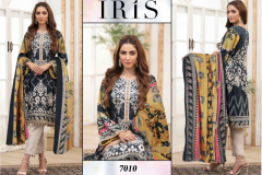 Iris Karachi Edition Iris Vol 07 Pure Cotton Design 7001 to 7010 8