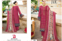 Jade Bin Saeed Heavy Cotton Luxury Collection Pure Cotton Pakistani Salwar Suit Design 101 to 106 Series (2)