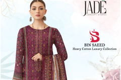 Jade Bin Saeed Heavy Cotton Luxury Collection Pure Cotton Pakistani Salwar Suit Design 101 to 106 Series (6)