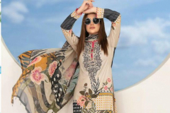 Jaffrani Textile Asifa & Nabeel Luxury Lawn Collection Design 501 to 510 12