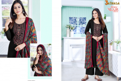 Jaimala By Alok Suit Nirgaar Black Beauty Edition 02 Pure Rayon Slub Salwar Suits Collection H-1316-001 to H-1316-008 Series (8)