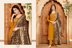 Jaimala By Alok Suit Swarna Jam Cotton Embroidery Suits Design H-1207-001 to H-1207-006 Series (8)