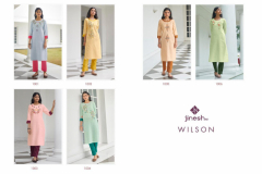 Jinesh Nx Wilson Rubi Cotton Kurti With Bottom 1001 to 1006 Series (2)