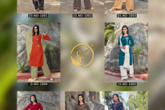 JLF Gulzar 3 Rayon Kurti With Palazzo & Dupatta Design 1001 to 1008 Series (9)