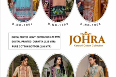 Johar Karachi Cotton Collection Pakistani Suits Design 1001 to 1006 Series (12)