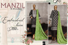 Justuju By FD Creation Manzil Embroidered Lawn 2023 Summer Suits Collection Design 01 to 05 Series (3)