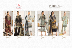 Kaara Suits Firdous Lawn Collection Vol 04 Pure Cotton Design 4001 to 4006