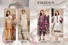 Kaara Suits Firdous Lawn Collection Vol 05 Pure Cotton Design 5001 to 5004 4