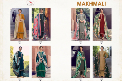 Kaara Suits Makhmali Pure Pasmina Print 1001 to 1008