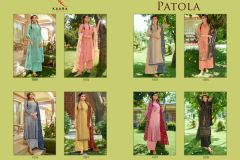 Kaara Suits Patola Pure Pasmina Design 1001 to 1008