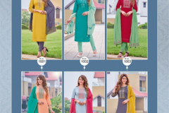 Kadlee Anupma Viscose Kurti With Pant & Dupatta Collection Design 1001 to 1006 Series (3)