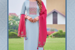 Kadlee Anupma Viscose Kurti With Pant & Dupatta Collection Design 1001 to 1006 Series (8)