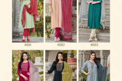 Kadlee Diva Rayon Weaving Kurti With Bottom & Dupatta Collection Design 4001 to 4006 Series (11)