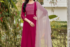 Kadlee Diva Rayon Weaving Kurti With Bottom & Dupatta Collection Design 4001 to 4006 Series (8)