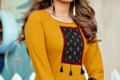 Kadlee Fashion Studio Pankh Vol 02 Heavy Rayon Kurtis With Plazzo Design 1014 to 1021 1