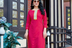 Kadlee Fashion Studio Swara Heavy Reyon Cotton Kurti With Pant Design 4001 to 4004 Series (4)