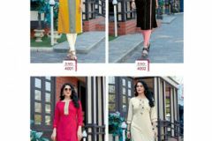 Kadlee Fashion Studio Swara Heavy Reyon Cotton Kurti With Pant Design 4001 to 4004 Series (7)