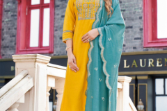 Kadlee Mittoo Glamour Vol 02 Rayon Weaving Kurti With Bottom & Dupatta Collection Design 1007 to 1012 Series (10)
