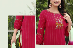 Kadlee Mittoo Glamour Vol 02 Rayon Weaving Kurti With Bottom & Dupatta Collection Design 1007 to 1012 Series (8)
