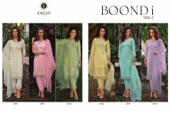 Kailee Fashion Boondi Vol 2 Pure Cotton Festival Kurti With Bottom & Dupatta Collection Design 40601 to 40606 Series (11)