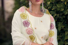 Kailee Fashion Fluer Vol 02 Pure Viscose Kurti With Bottom & Dupatta Collection Design 40001 to 40006 Series (12)