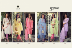 Kailee Fashion Gul-Fam Pure Handwork Kurti With Bottom & Dupatta Design 40091 to 40096 Series (14)