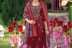 Kailee Fashion Kantha Vol 3 Pure Viscose Silk Kurti With Bottom & Dupatta Collection Design 41311 to 41315 Series (10)