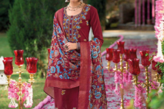 Kailee Fashion Kantha Vol 3 Pure Viscose Silk Kurti With Bottom & Dupatta Collection Design 41311 to 41315 Series (11)