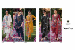 Kailee Fashion Kantha Vol 3 Pure Viscose Silk Kurti With Bottom & Dupatta Collection Design 41311 to 41315 Series (12)