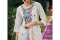 Kailee Fashion Kantha Vol 3 Pure Viscose Silk Kurti With Bottom & Dupatta Collection Design 41311 to 41315 Series (3)