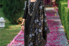 Kailee Fashion Kantha Vol 3 Pure Viscose Silk Kurti With Bottom & Dupatta Collection Design 41311 to 41315 Series (9)