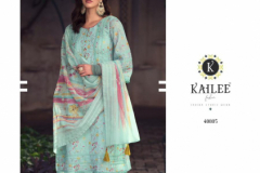 Kailee Fashion Saad Pure Linen Cotton Kurti With Pant & Dupatta Collection Design 40801 to 40806 Series (10)