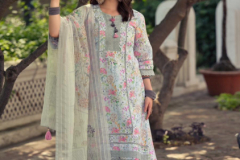 Kailee Fashion Saad Pure Linen Cotton Kurti With Pant & Dupatta Collection Design 40801 to 40806 Series (13)