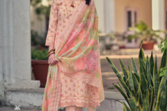 Kailee Fashion Saad Pure Linen Cotton Kurti With Pant & Dupatta Collection Design 40801 to 40806 Series (7)
