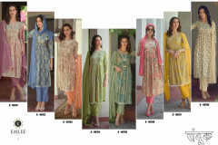 Kailee Fashion Sanduk Pure Viscose Muslin Kurti With Botton & Dupatta Collection Design 40701 to 40708 Series (14)