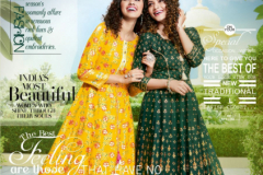 Kajal Style Fashion Colorbar 6 Rayon Long Kurti Design 7001 to 7009 Series (1)
