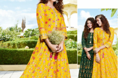 Kajal Style Fashion Colorbar 6 Rayon Long Kurti Design 7001 to 7009 Series (11)