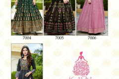 Kajal Style Fashion Colorbar 6 Rayon Long Kurti Design 7001 to 7009 Series (16)